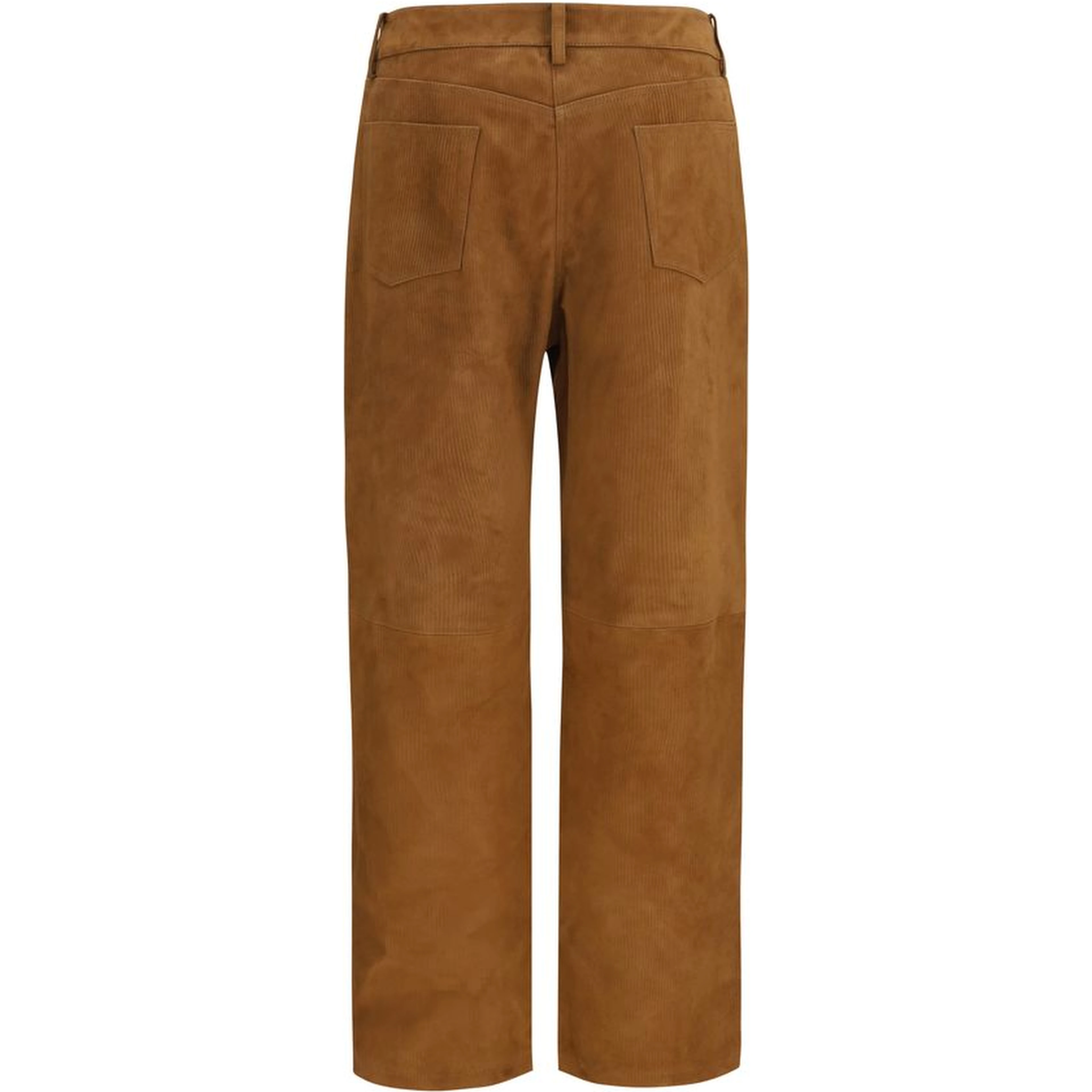 Brown Lambskin Pants