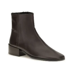 Brown Calf Leather Bos Taurus Ankle Boots