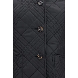 Black Polyamide Full-Length Jacket