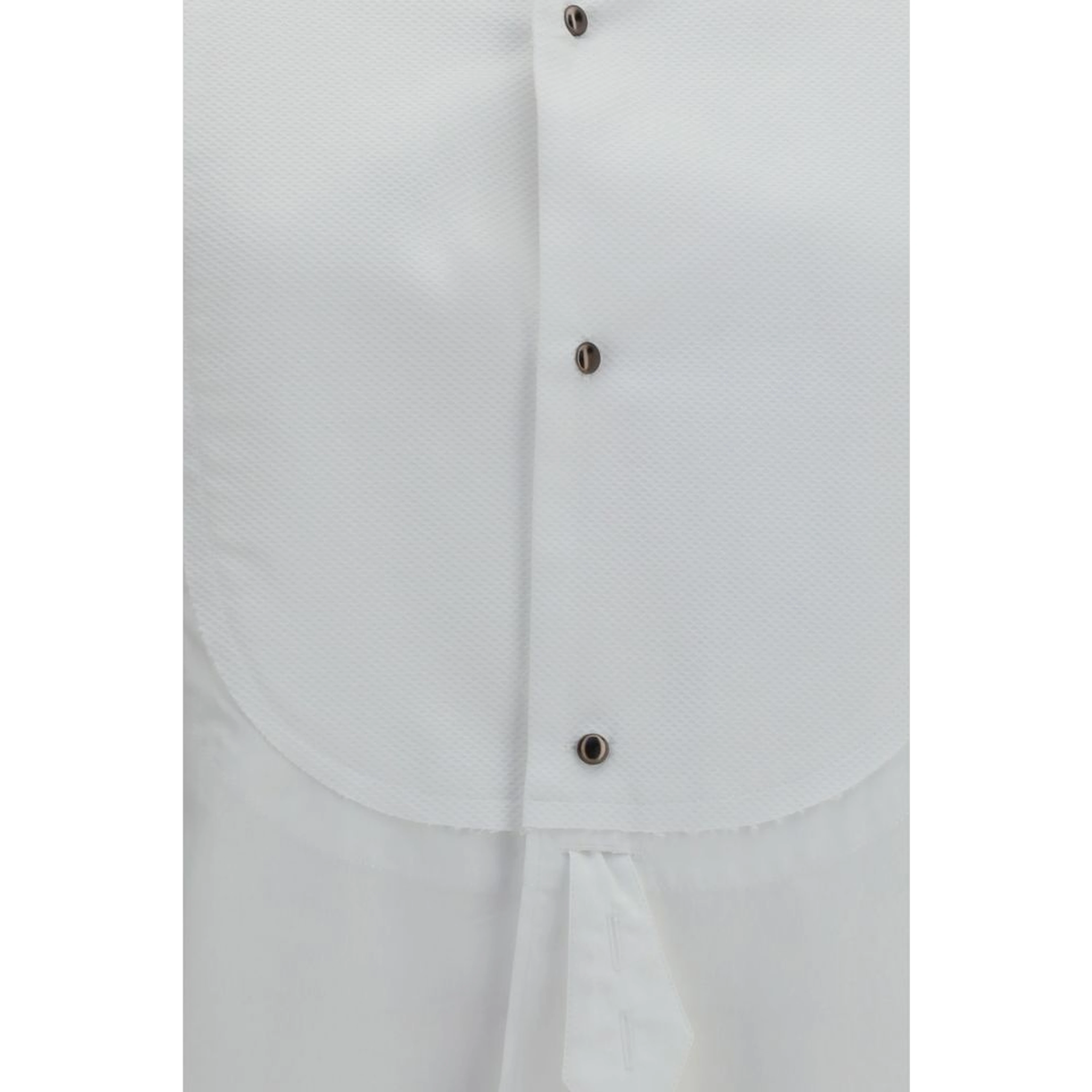 White Cotton Dress Shirt
