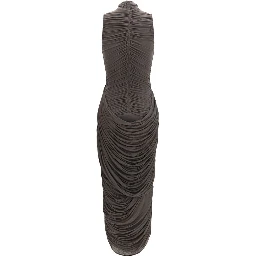 Gray Copper Cocktail Dress