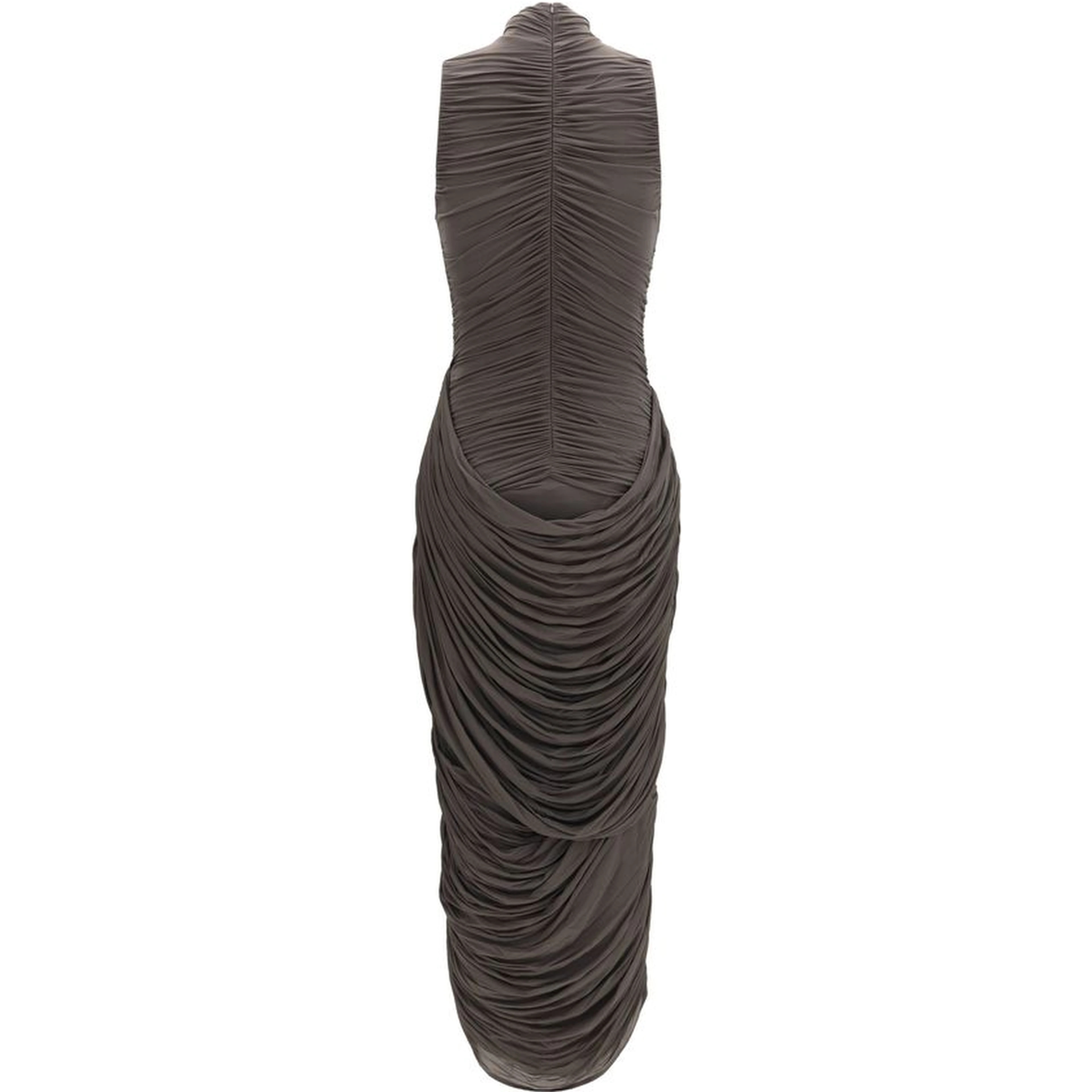 Gray Copper Cocktail Dress