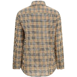 Beige Cotton Pattern Shirt