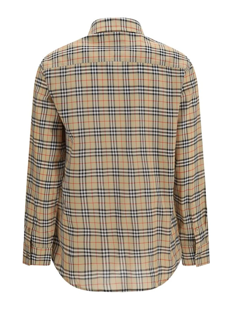 Beige Cotton Pattern Shirt alternative