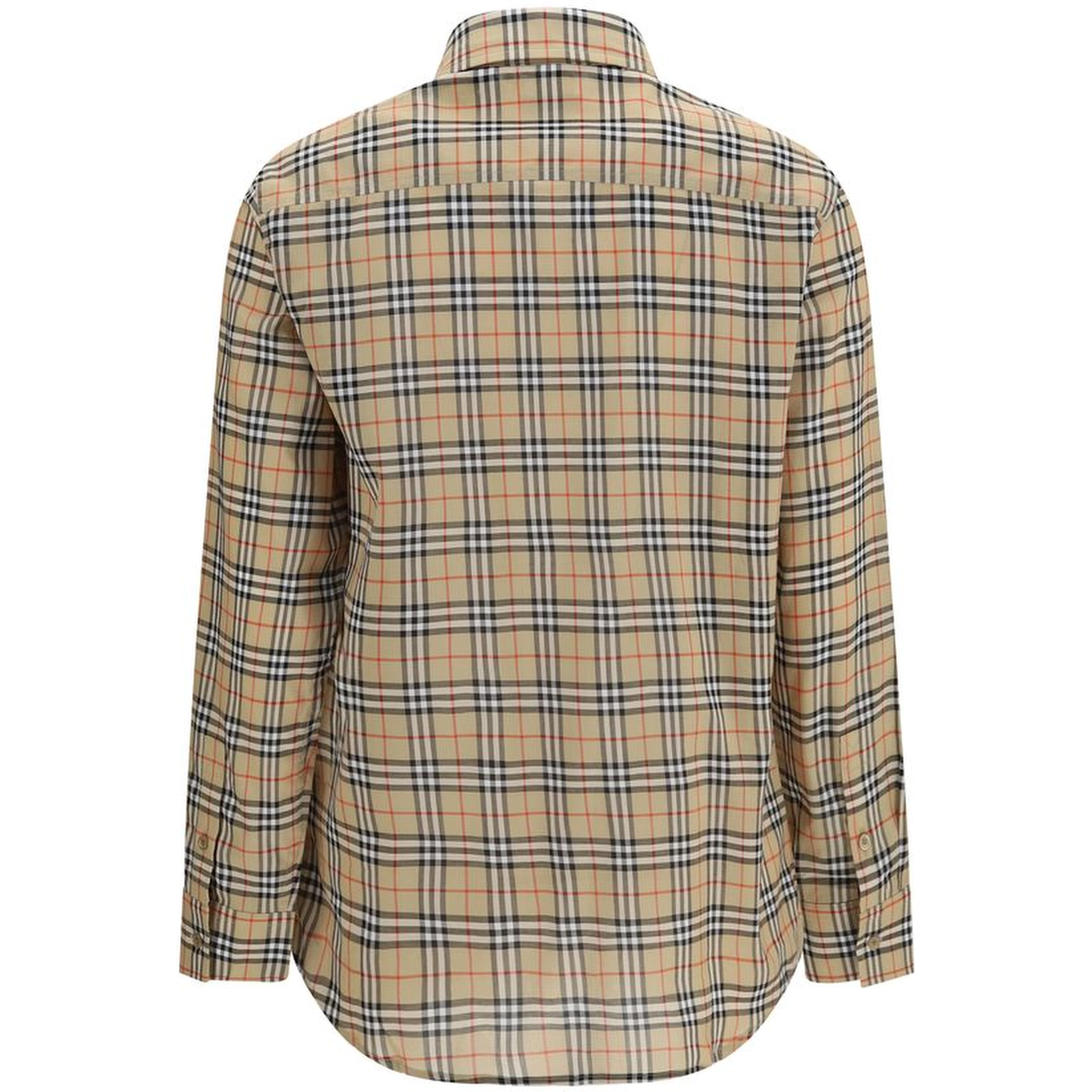 Beige Cotton Pattern Shirt