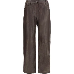 Brown Leather Pants