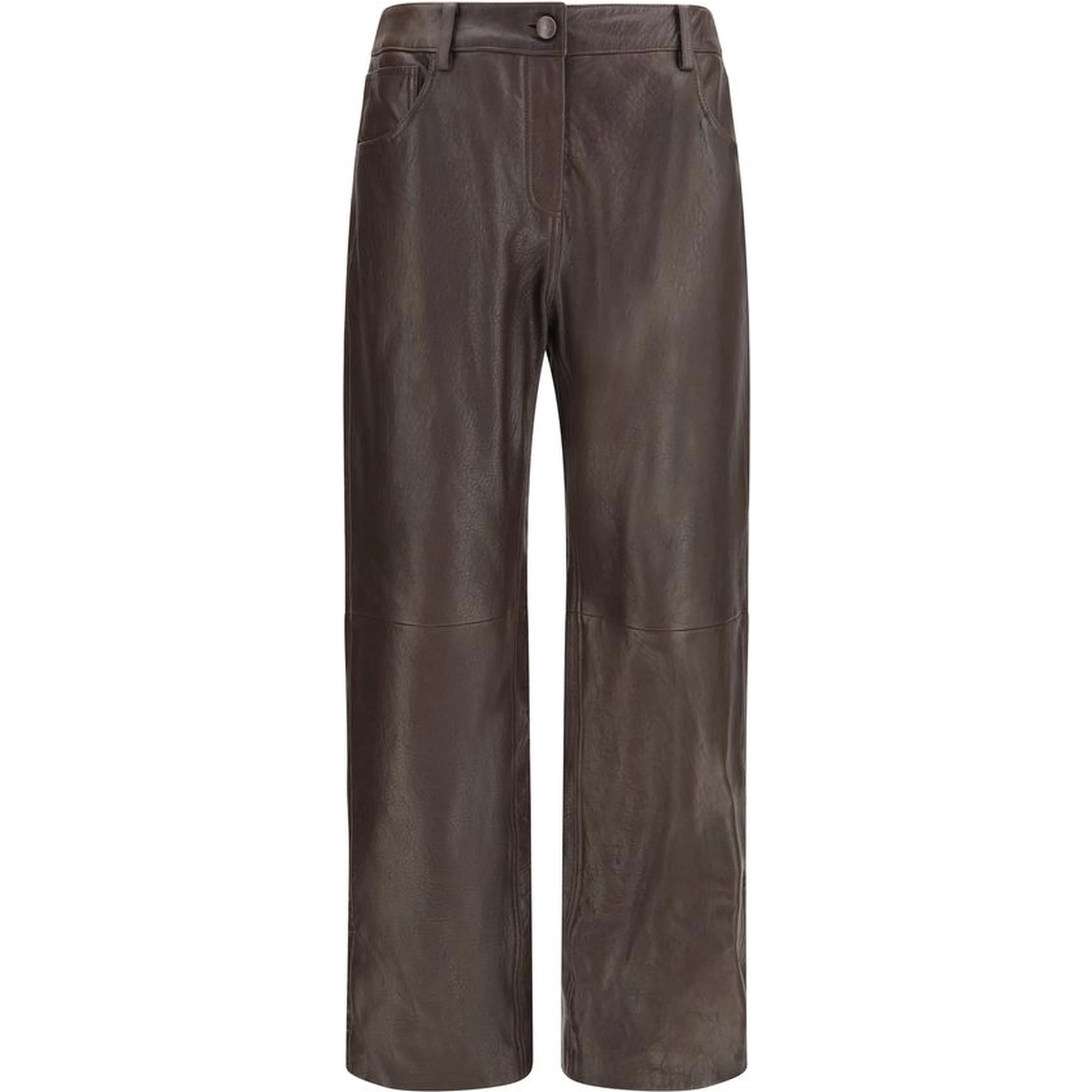 Brown Leather Pants