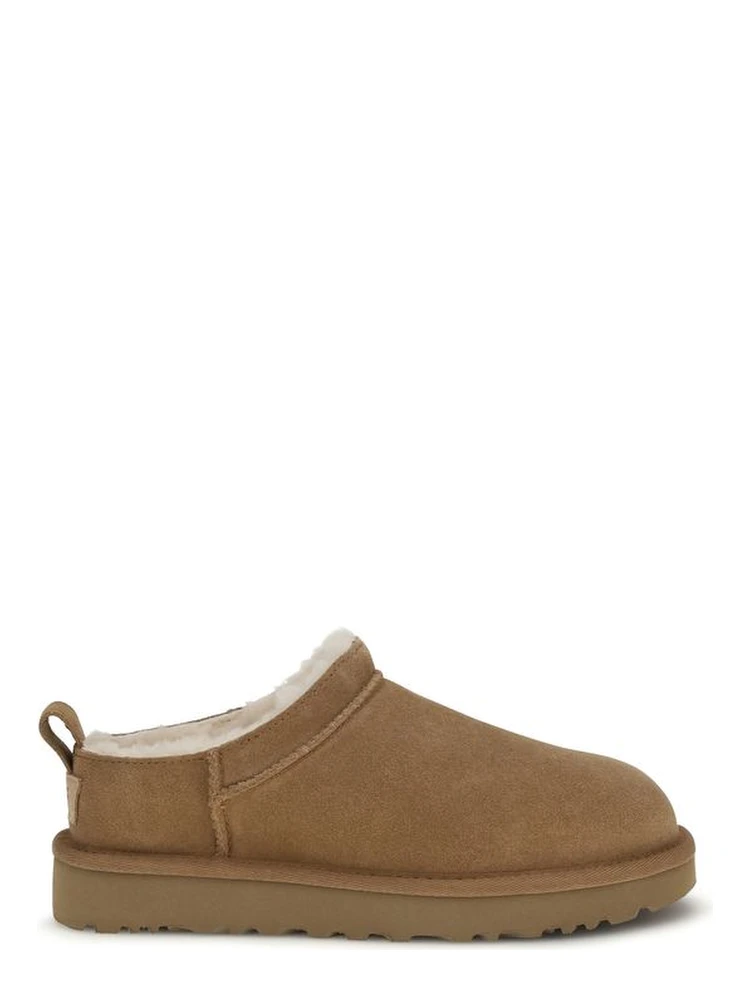 Brown Suede Leather Mules
