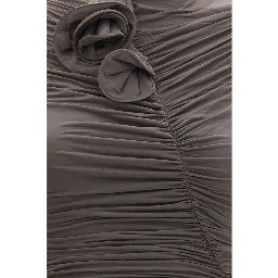 Gray Copper Cocktail Dress