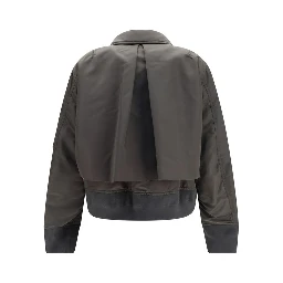 Bicolor Nylon Bomber