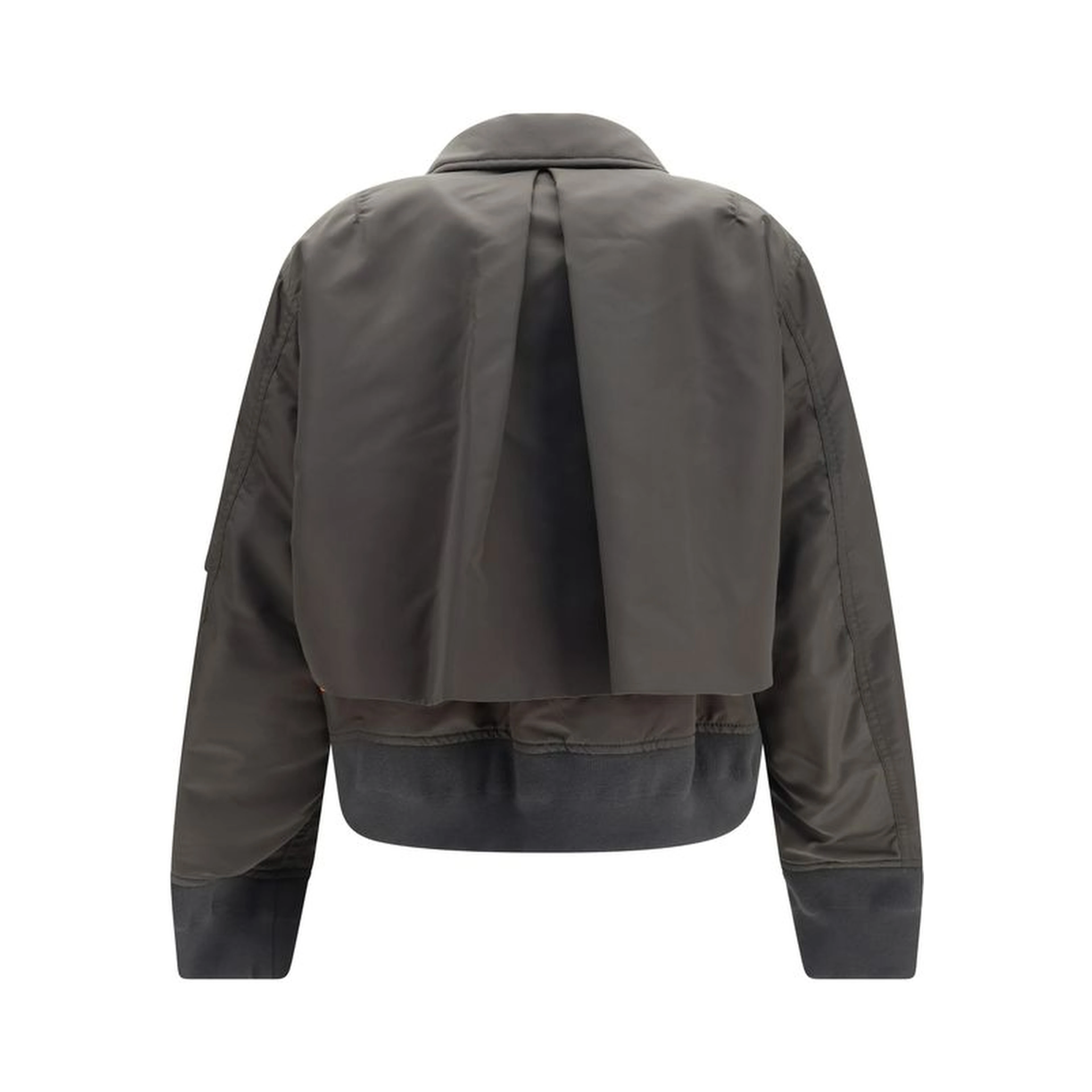 Bicolor Nylon Bomber