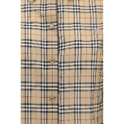 Beige Cotton Pattern Shirt