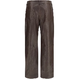 Brown Leather Pants