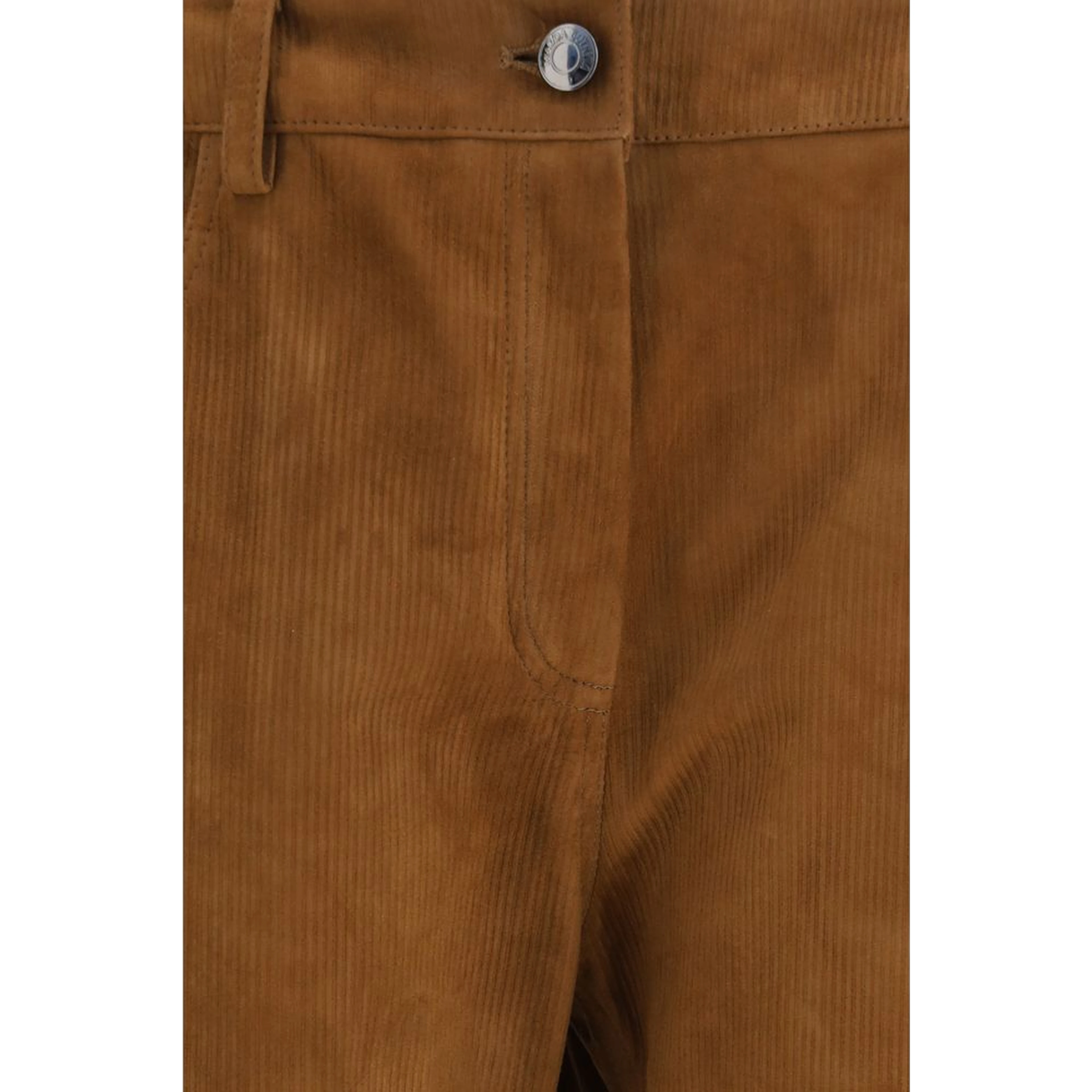 Brown Lambskin Pants