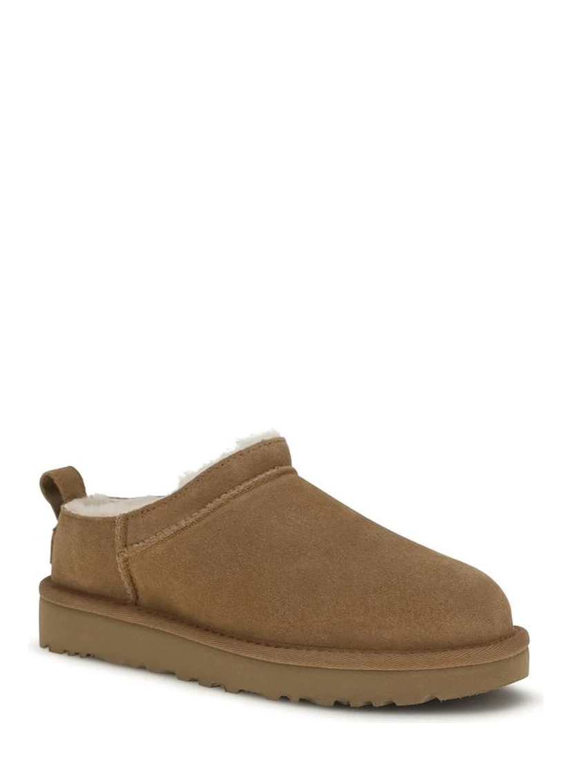 Brown Suede Leather Mules