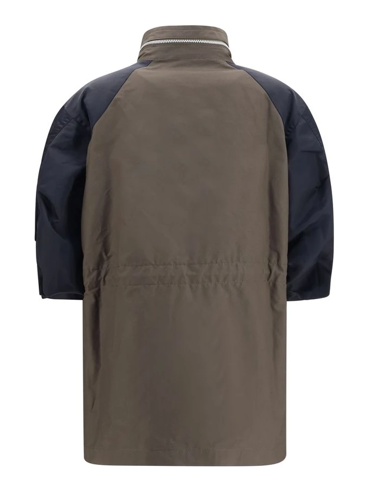 Bicolor Cotton Shell Jacket alternative