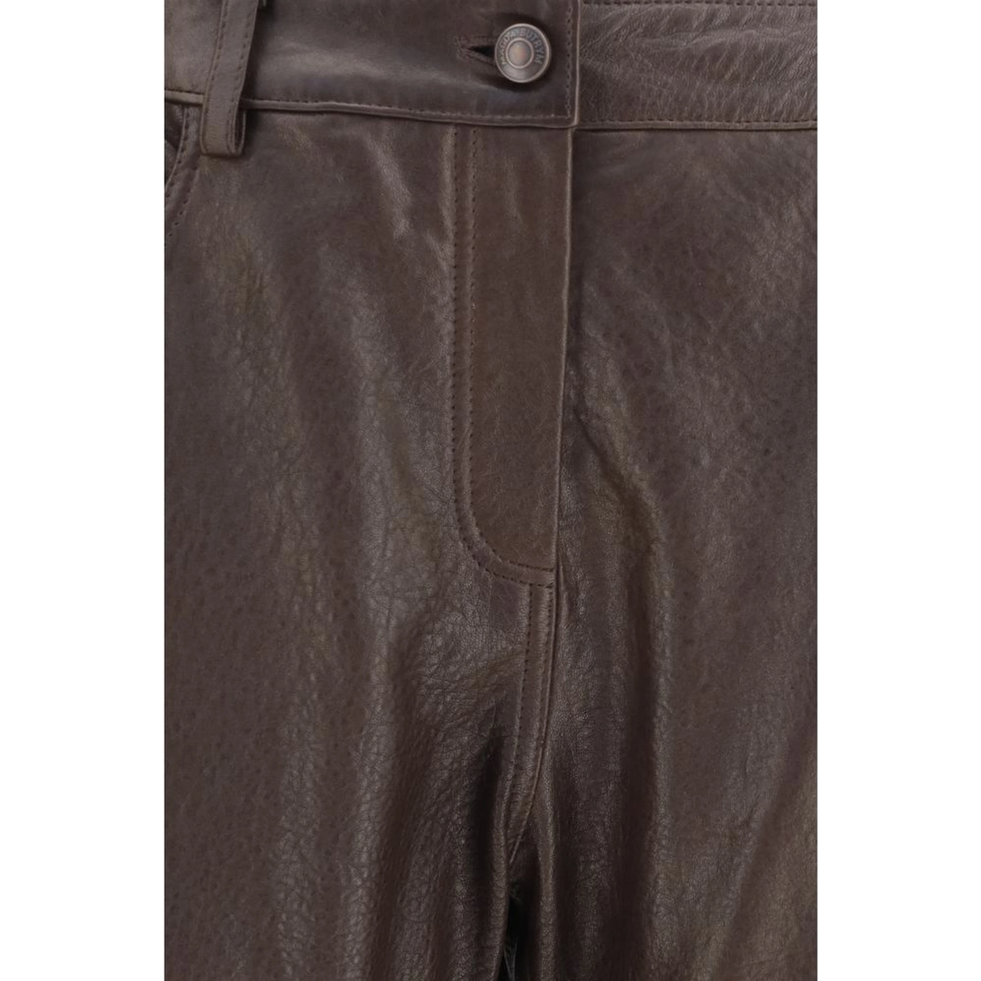 Brown Leather Pants