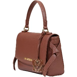 Brown Polyethylene Handbag