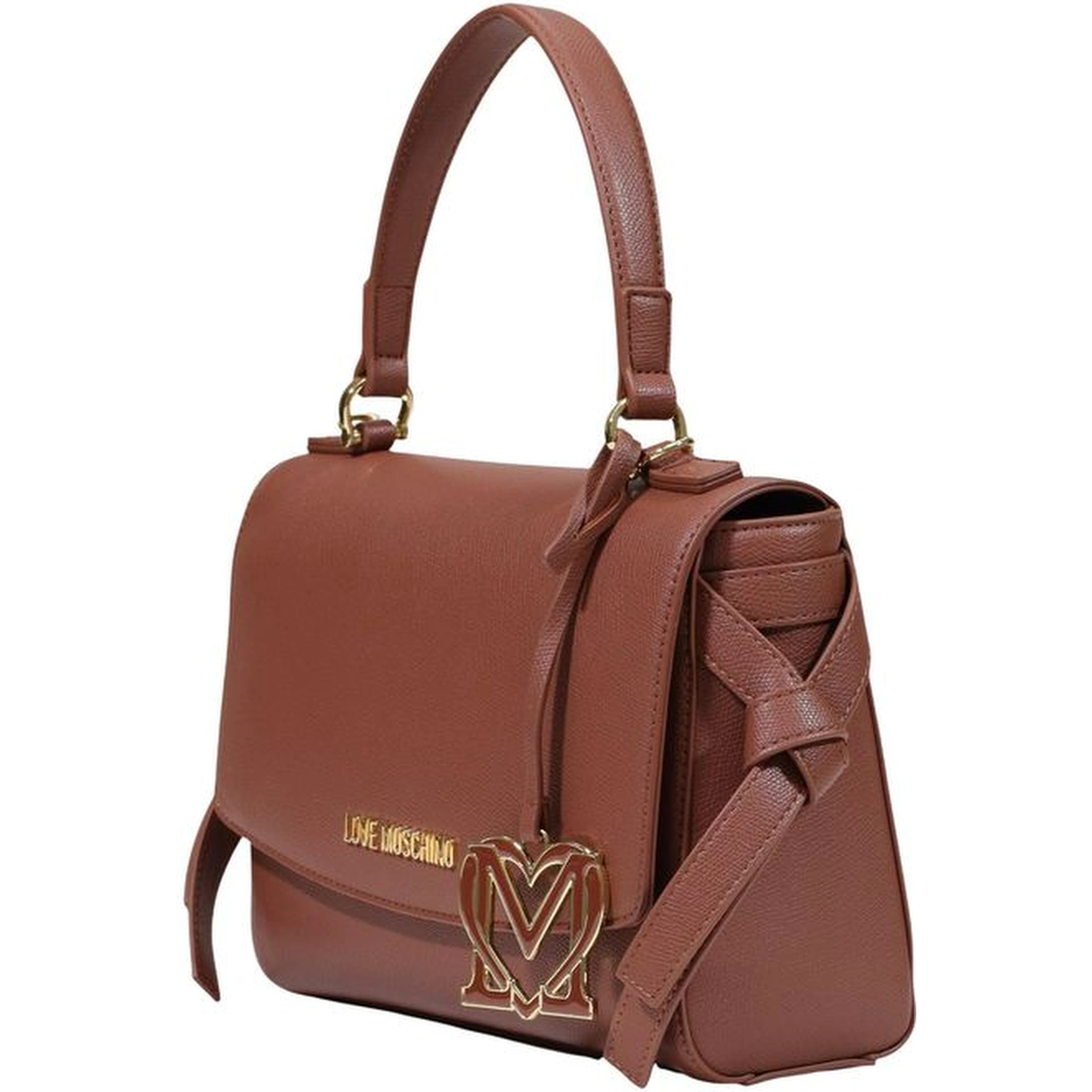 Brown Polyethylene Handbag