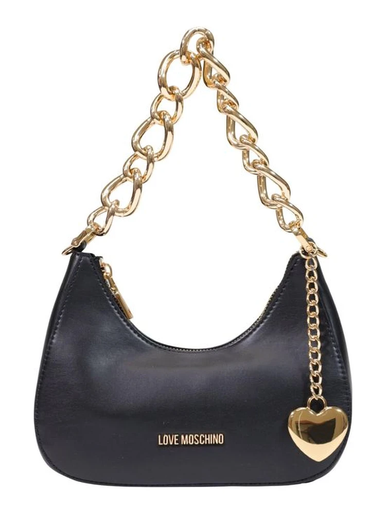 Black Polyester Handbag