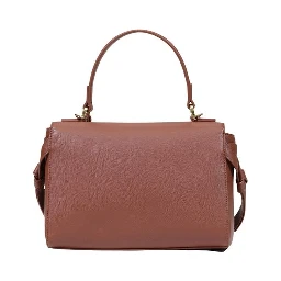 Brown Polyethylene Handbag