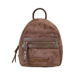 Brown Polyester Backpack
