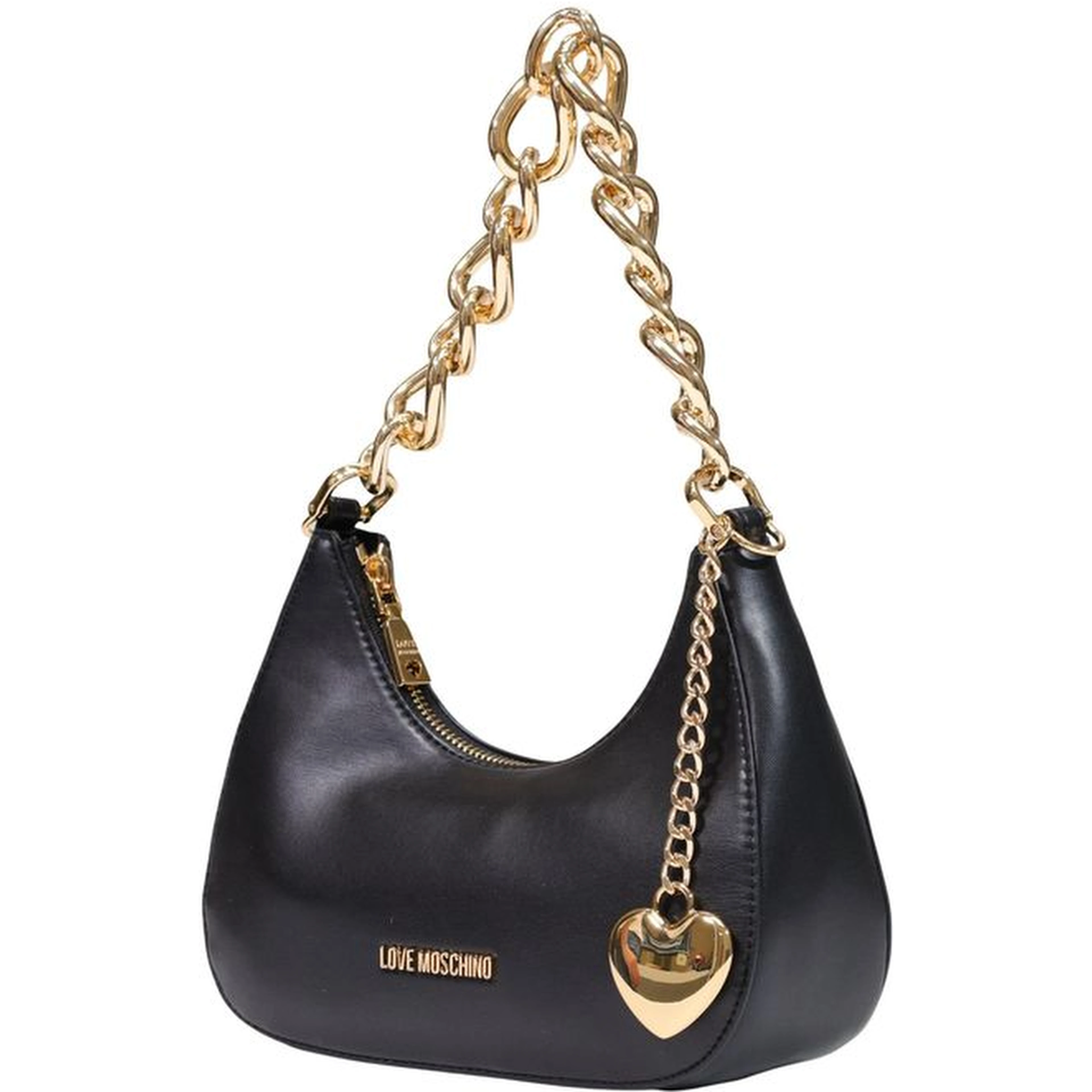 Black Polyester Handbag