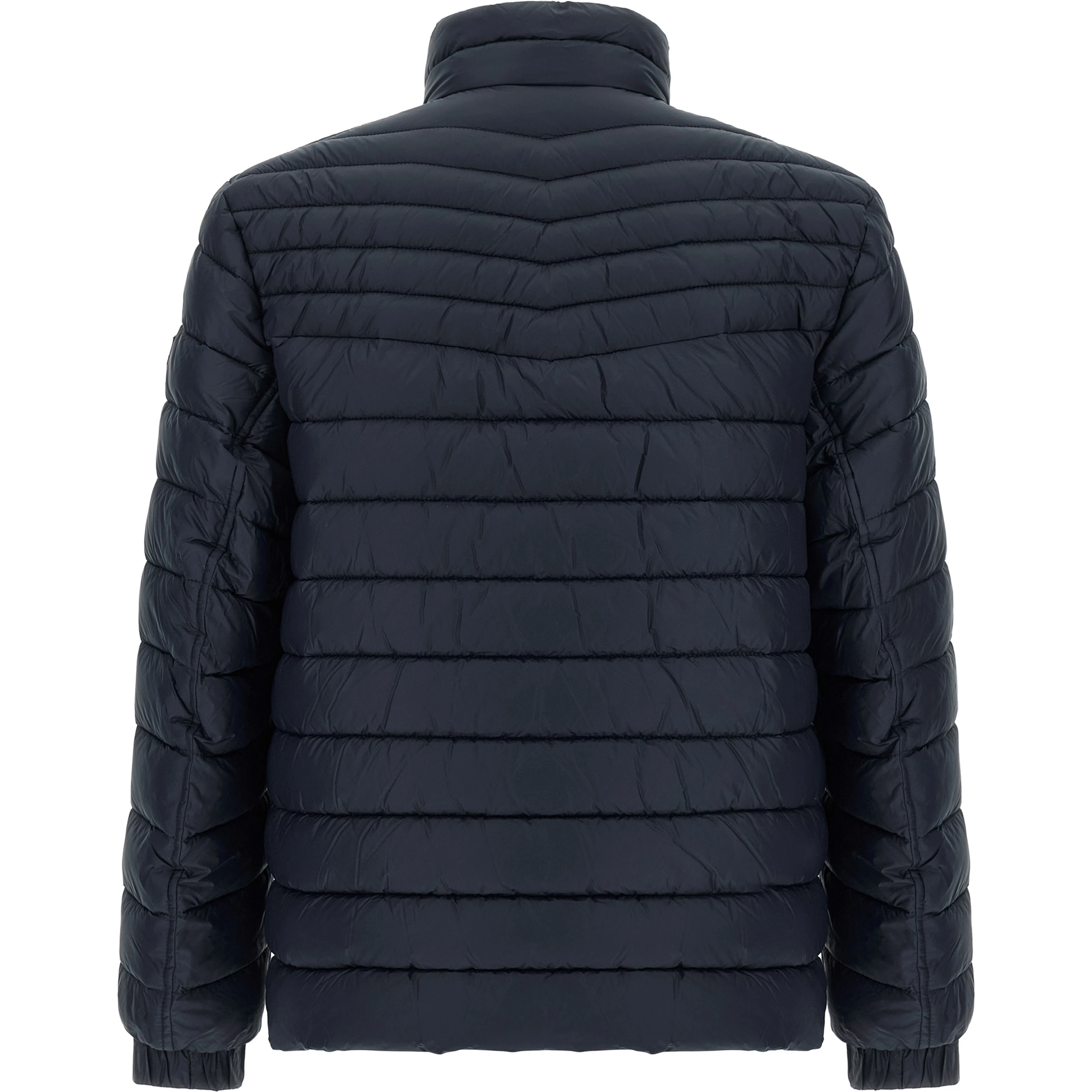 Blue Polyamide Full-Length Jacket