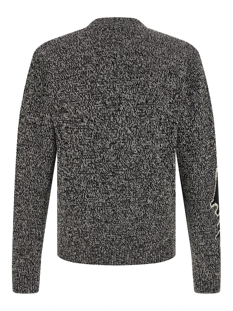 Bicolor Virgin Wool Cardigan alternative