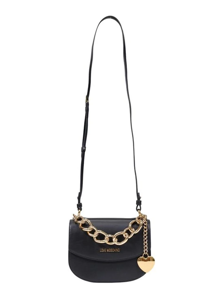 Black Polyester Handbag