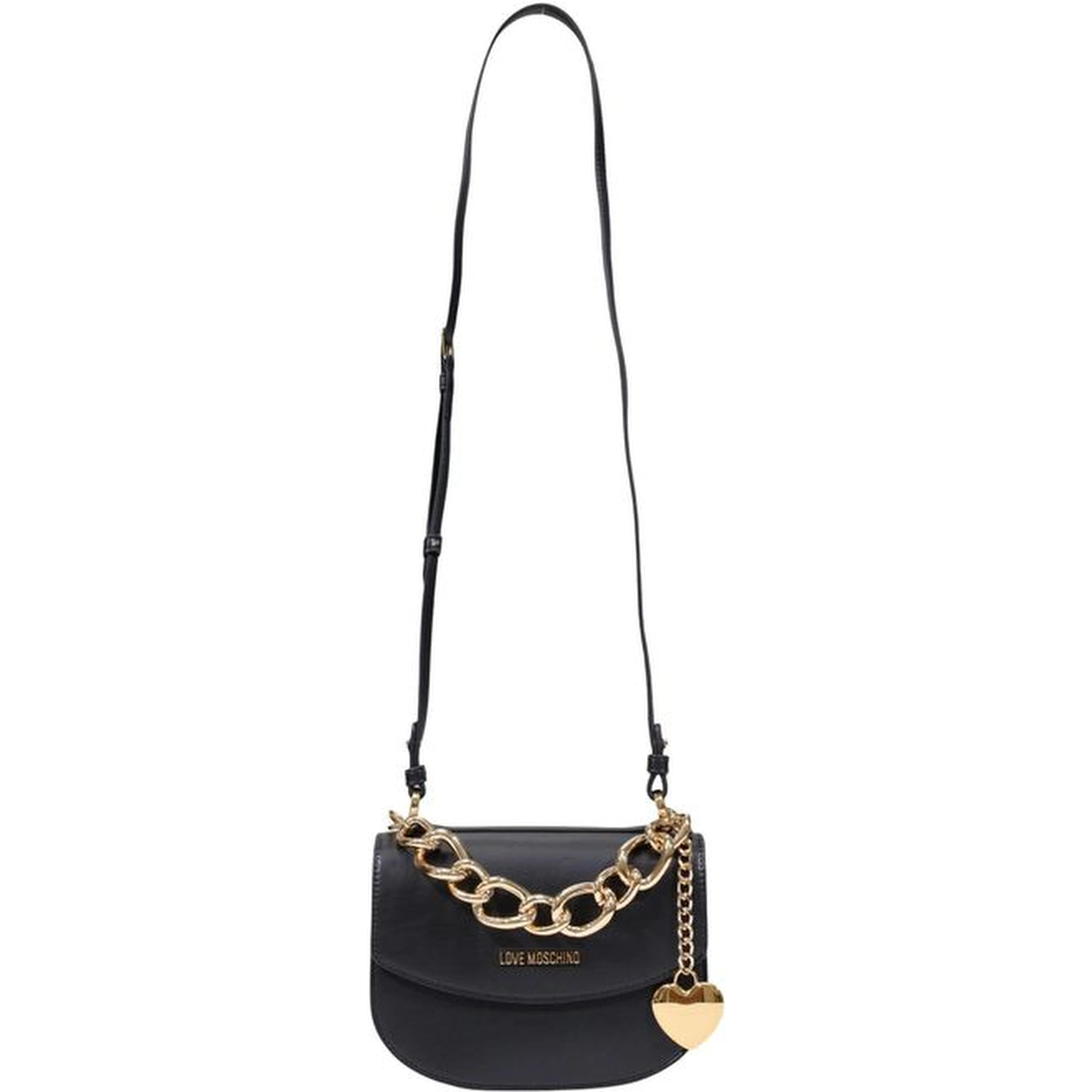 Black Polyester Handbag