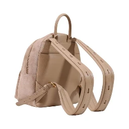 Beige Polyester Backpack