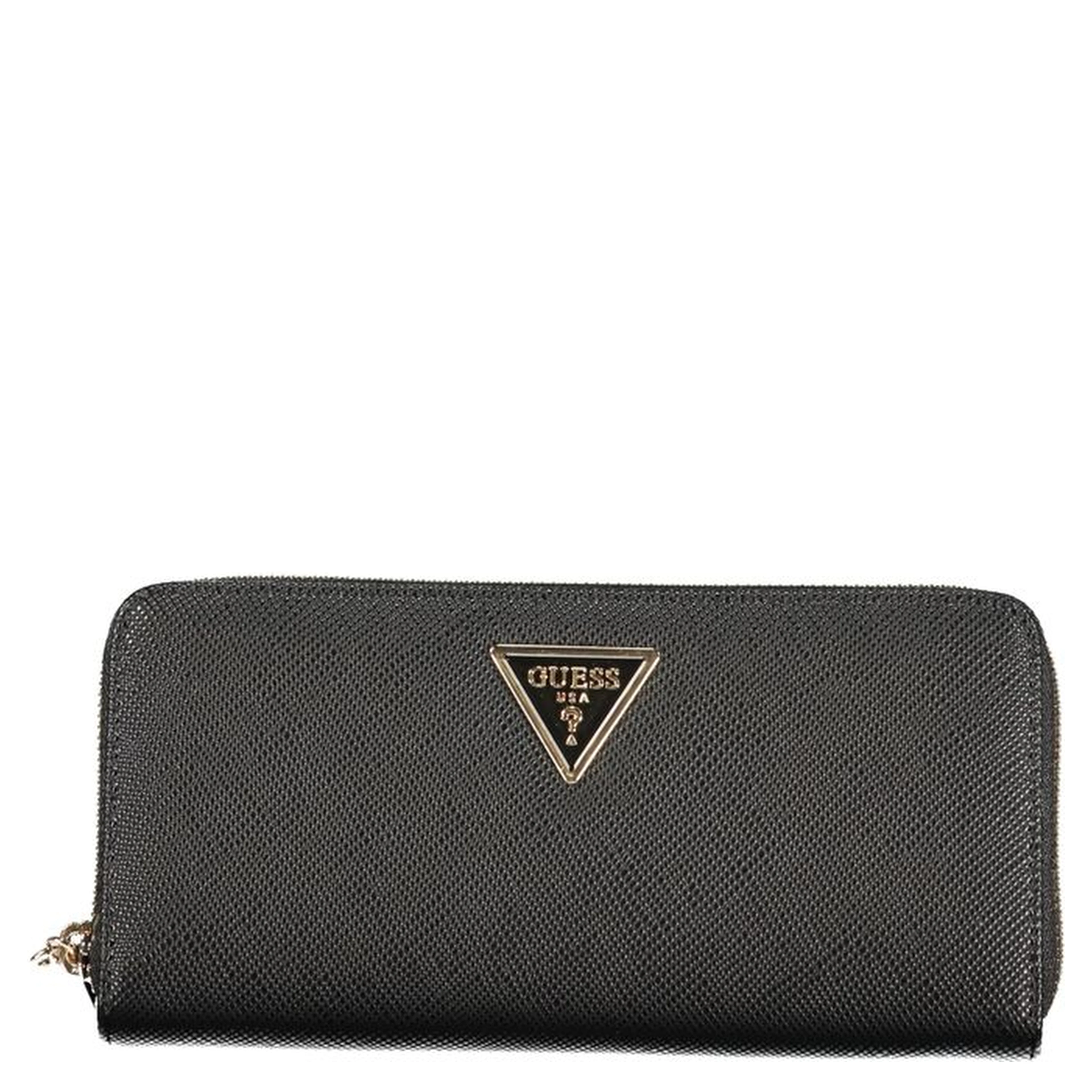 Black Polyurethane Women's Wallet
