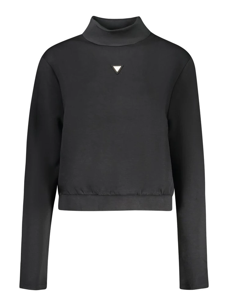Nero Poliestere Women's Sweatshirt