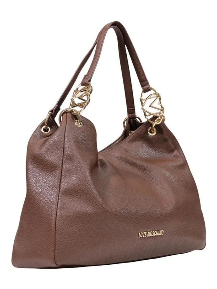 Brown Polyethylene Handbag