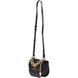 Black Polyester Handbag