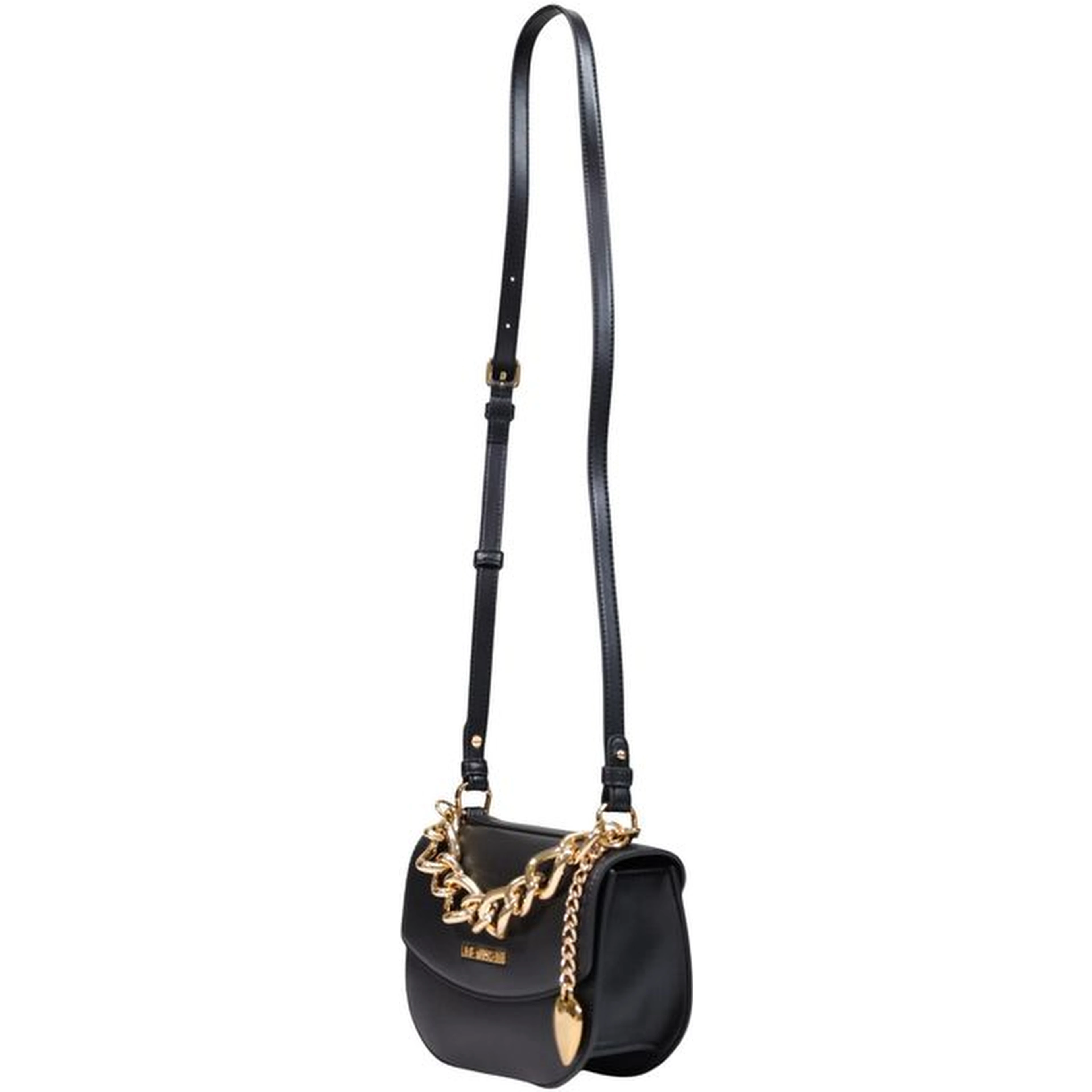 Black Polyester Handbag