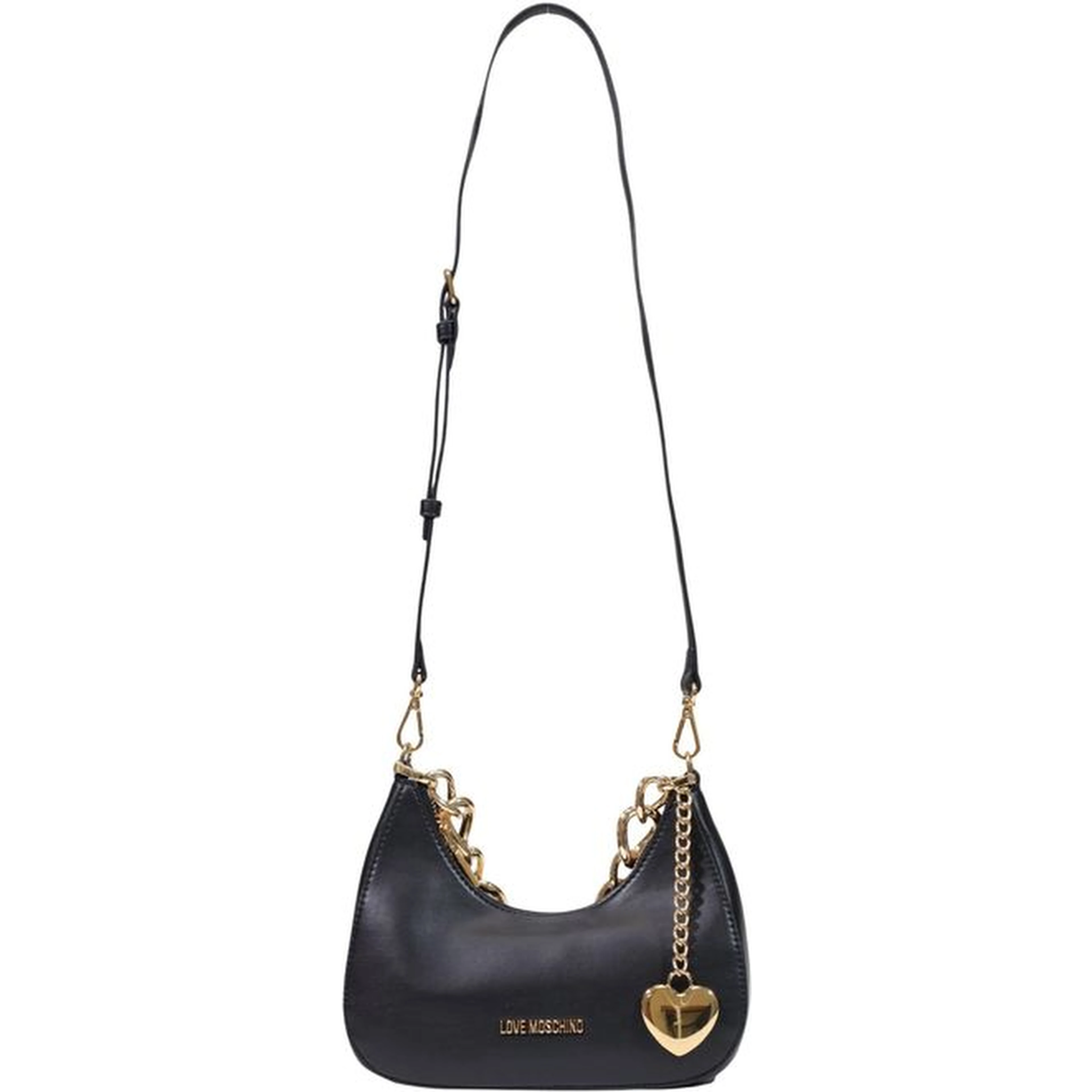 Black Polyester Handbag