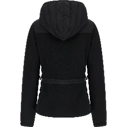 Black Polyamide Full-Length Jacket
