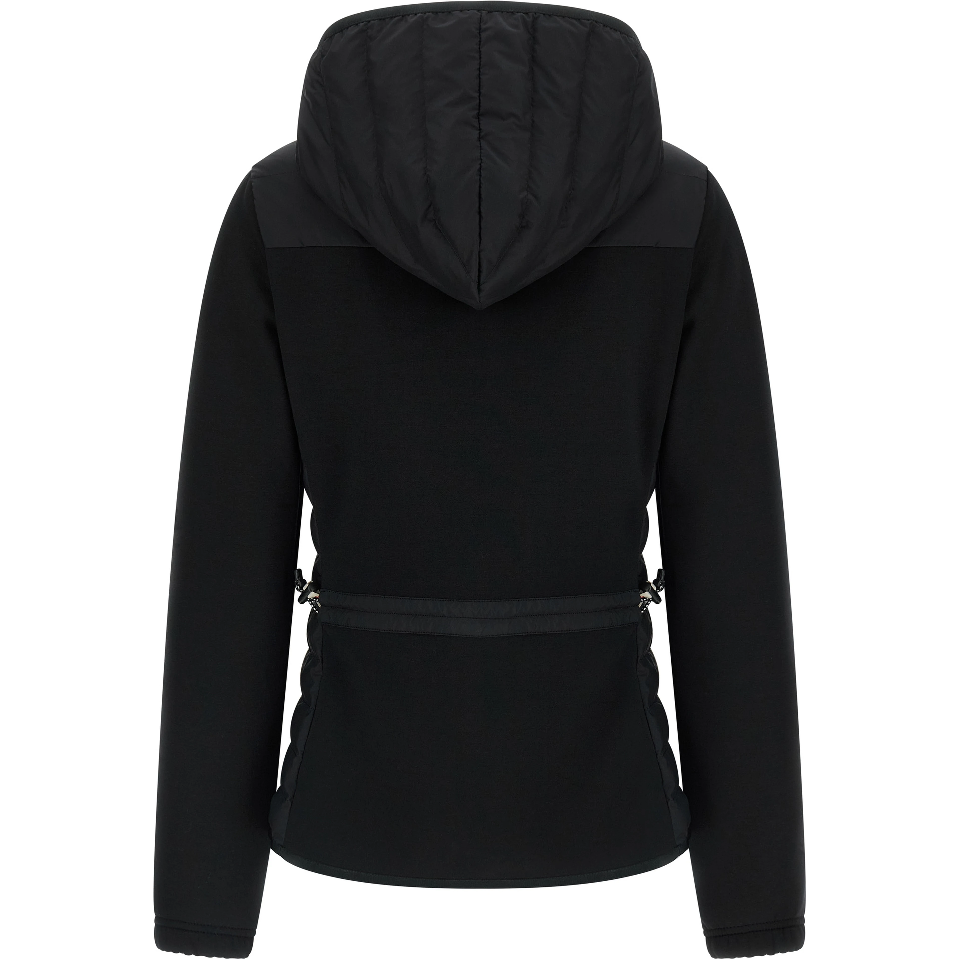 Black Polyamide Full-Length Jacket