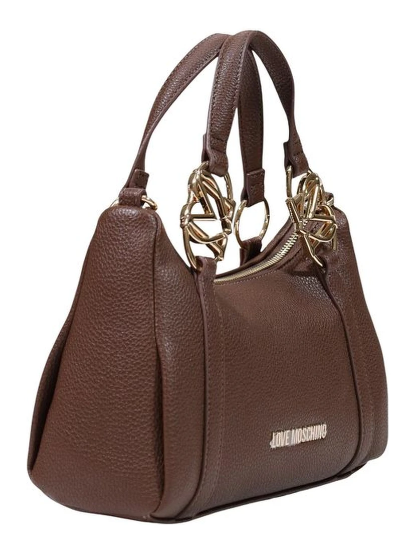 Brown Polyethylene Handbag