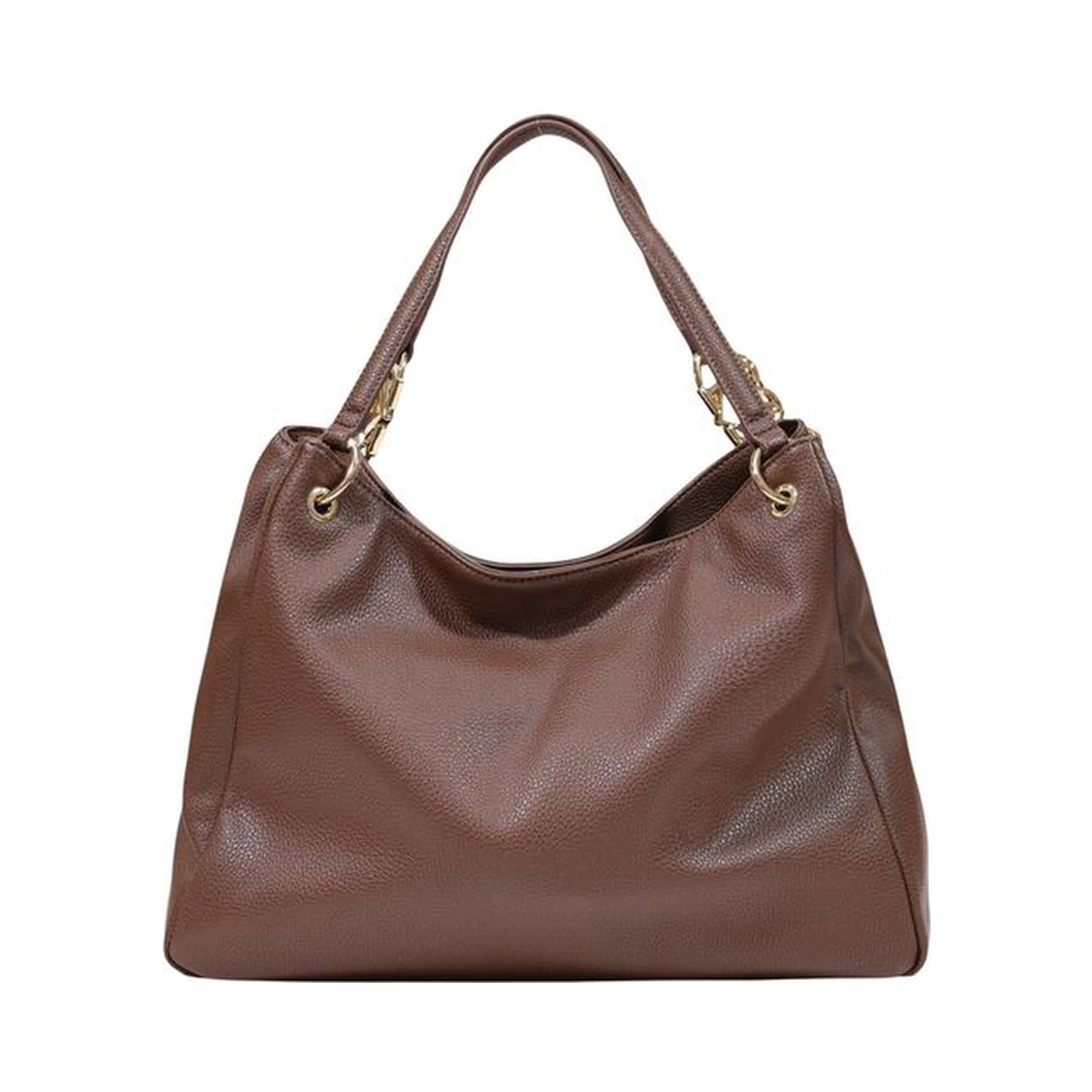 Brown Polyethylene Handbag