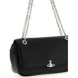 Black Polyester Crossbody Bag