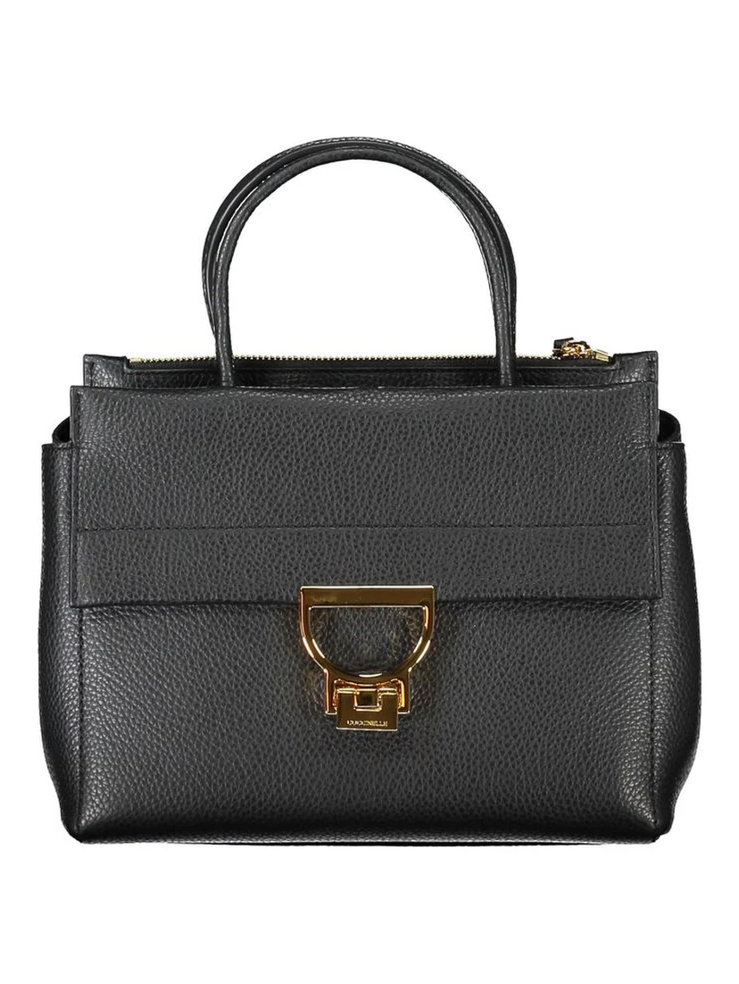 Black Leather Women Handbag