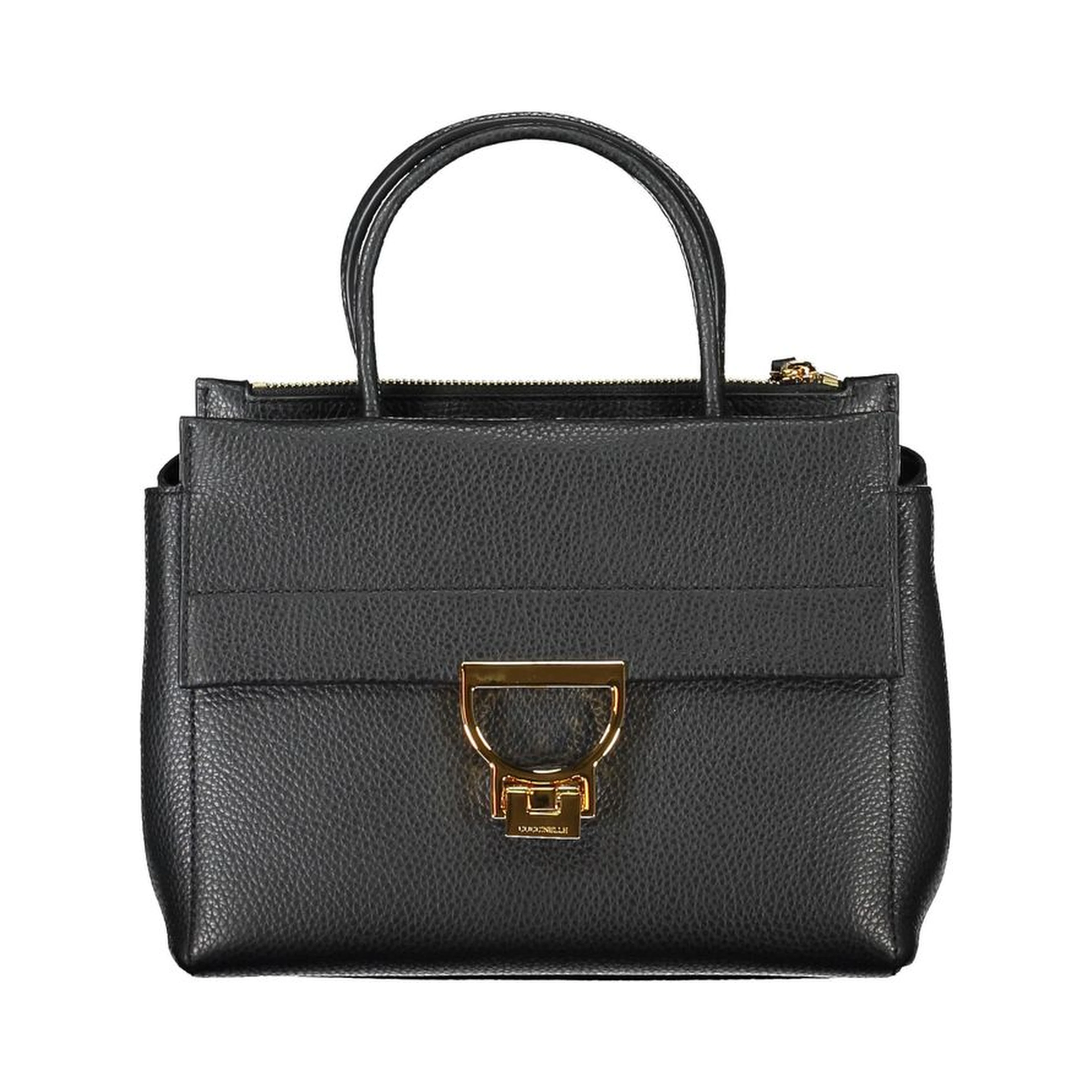 Black Leather Women Handbag