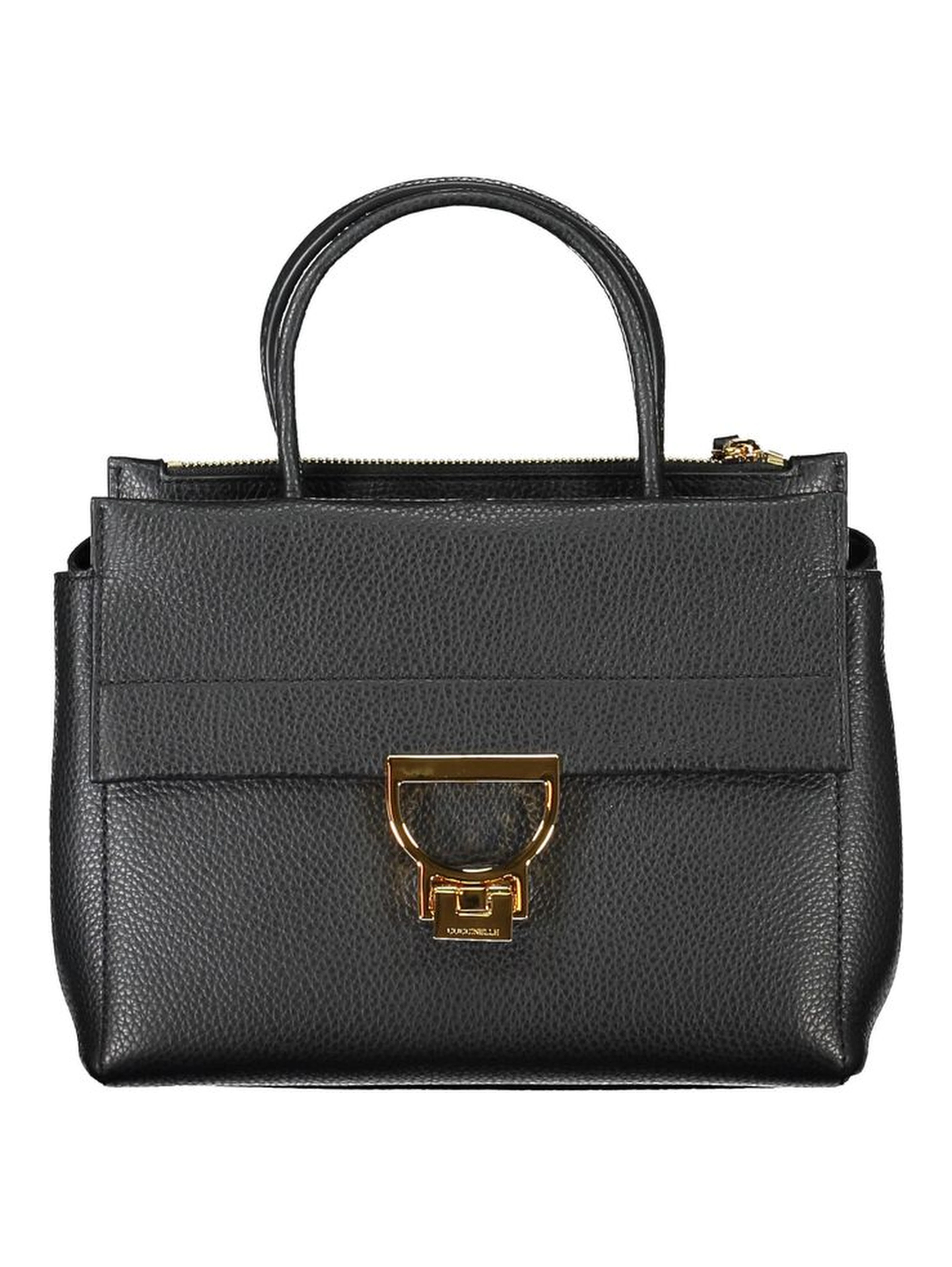 Black Leather Women Handbag