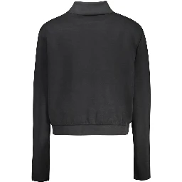 Nero Poliestere Women's Sweatshirt