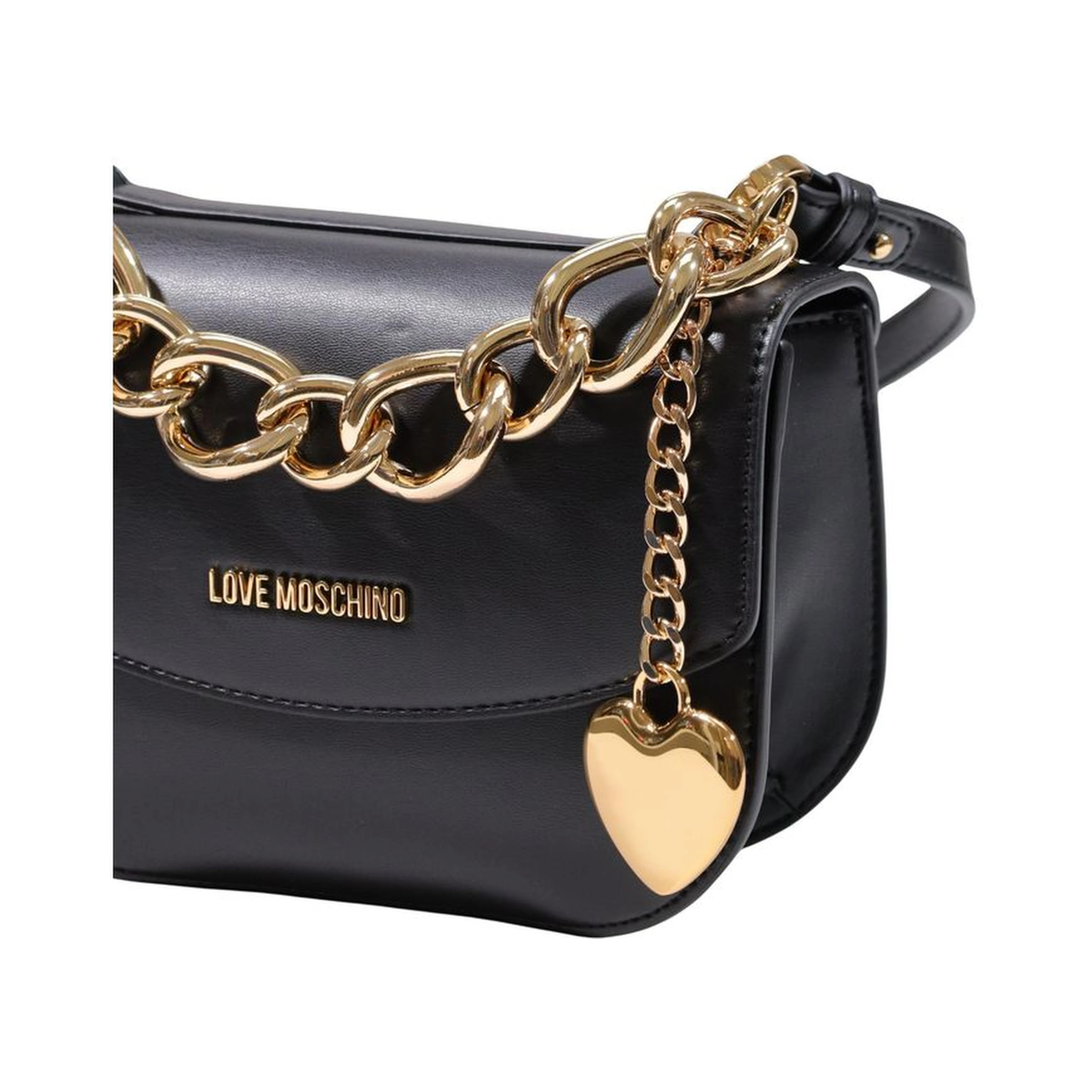 Black Polyester Handbag