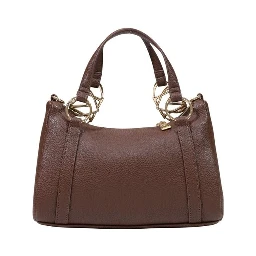Brown Polyethylene Handbag