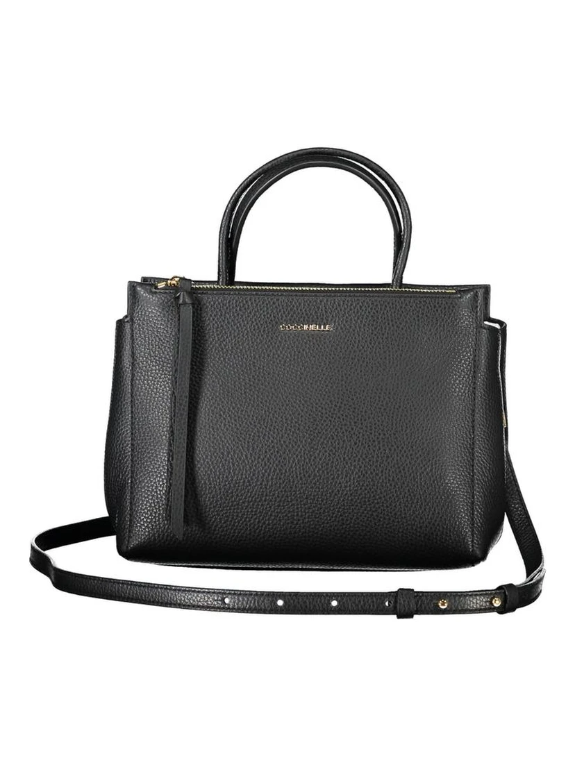Black Leather Women Handbag